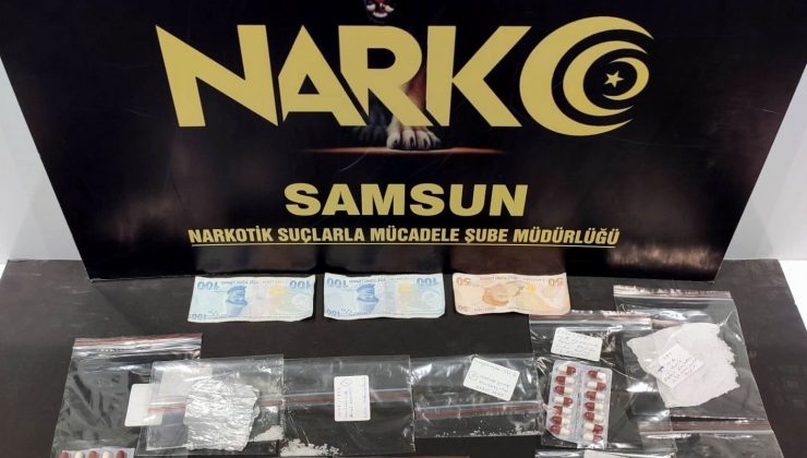Samsun’da paketler halinde uyuşturucu ele geçirildi
