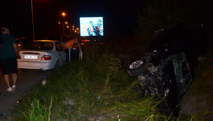 Samsun’da zincirleme kaza: 4 yaralı