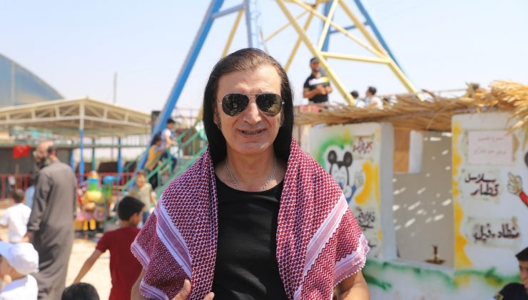 Sanatçı Murat Kekilli Suriyeli yetim çocuklarla şenliğe katıldı