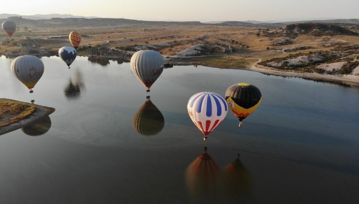 Şanlı zaferin coşkusu gökyüzünde yaşanmaya başladı