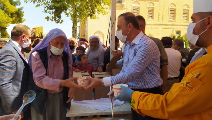 Şanlıurfa’da aşure ikramına yoğun ilgi
