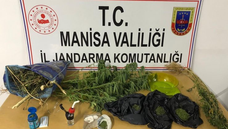 Sarıgöl jandarmasından uyuşturucu operasyonu