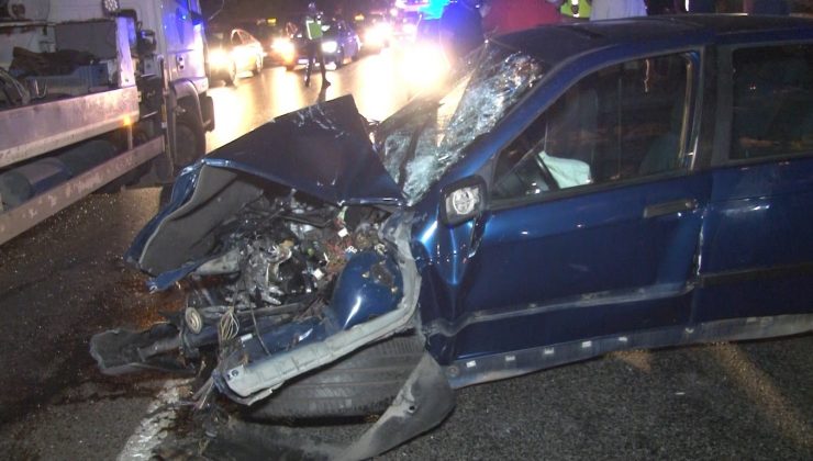 Sarıyer’de yarışan iki otomobil zincirleme kazaya neden oldu: 6 yaralı
