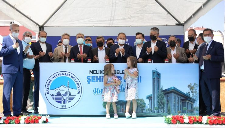 Şehitler Cami’nin temeli Melikgazi’de atıldı