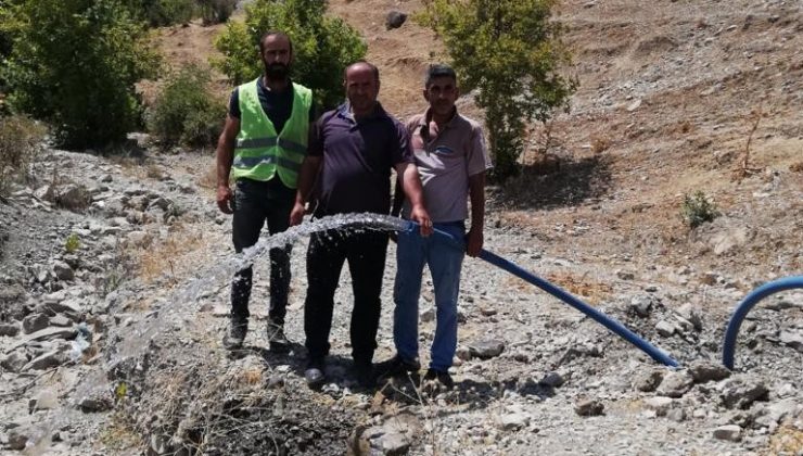 Şenoba Bekediyesinden yeni yerleşim yerlerine içme suyu şebekesi