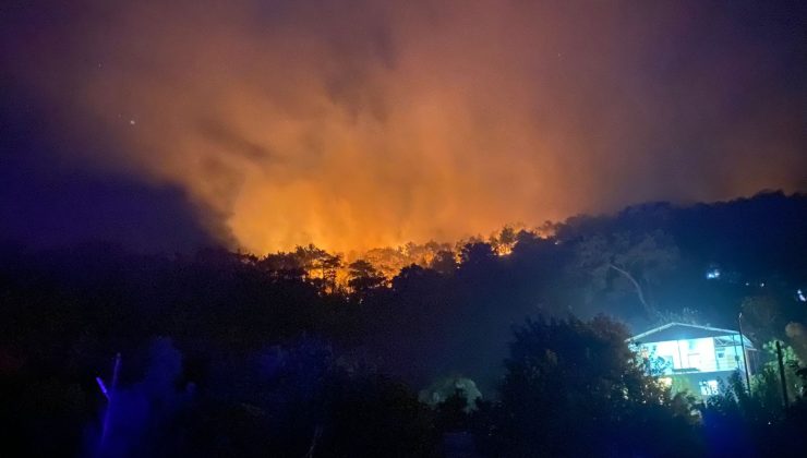 Seydikemer’de tekrar başlayan yangın kontrol altına alındı