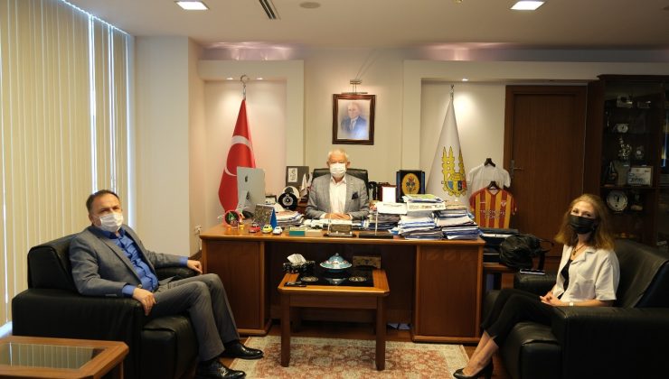 SGK İl Müdürü Lale, ETSO Yönetim Kurulu Başkanı Zıpkınkurt ile bir araya geldi