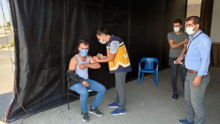 Siirt’te polis uygulama noktalarında aşı hizmeti verilmeye başlandı