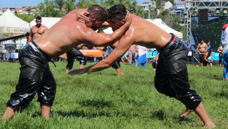 Şile’de pehlivanlar er meydanına çıktı