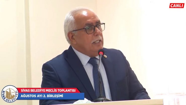 Sivas Belediyesi Meclisinde istifa