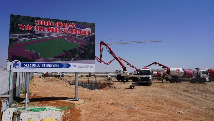 Sporcu yetiştirme merkezinin inşaat çalışmaları başladı