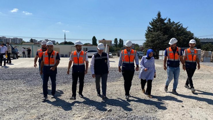 Sultanbeyli’de Deprem ve Afet Eğitim Merkezi açılış çalışmaları devam ediyor