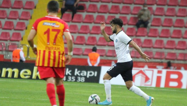 Süper Lig: Y. Kayserispor: 1 – Adana Demirspor: 0 (İlk yarı)