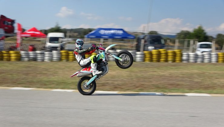 Süpermoto Şampiyonası Uşak’ta başladı