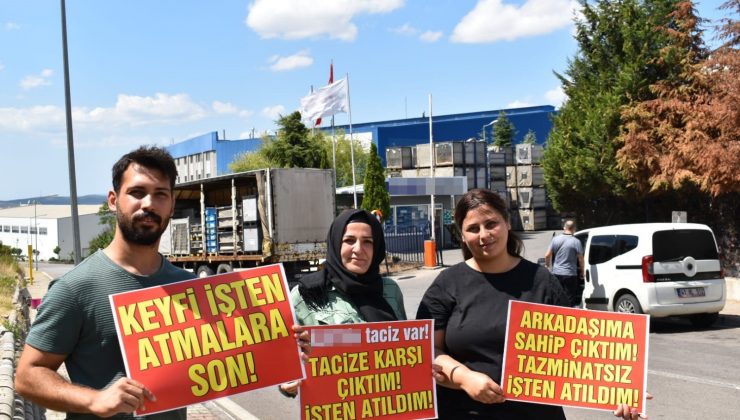 Tacizi yönetime anlattılar, işten atıldılar