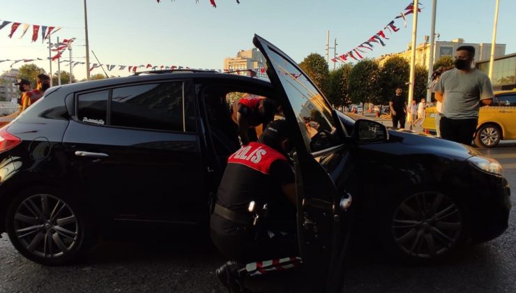Taksim’de asayiş uygulaması yapıldı