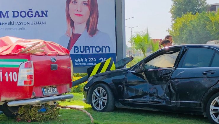 Orman itfaiyesi kaza yaptı