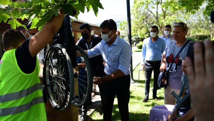 Tekerlekli sandalyesi çalınan engelli Seçil Ocak’a sürpriz