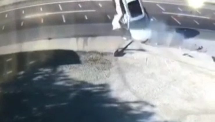 Tekirdağ’da 3 kişin öldüğü korkunç kaza kamerada