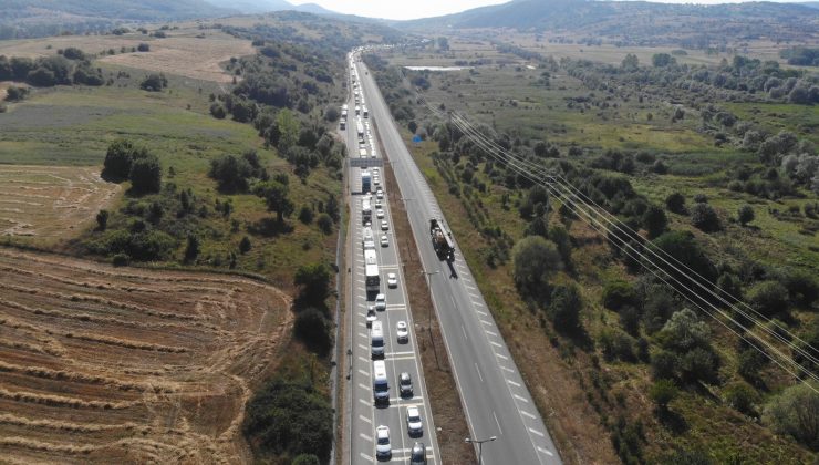 TEM’in Ankara yönü trafiğe kapatıldı