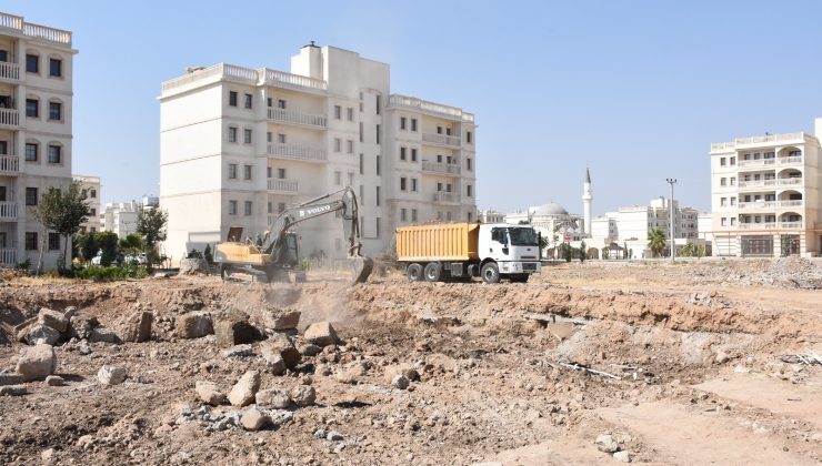 Terör mağdurları için inşa edilecek ticaret merkezi inşaatı çalışmalarına başlandı
