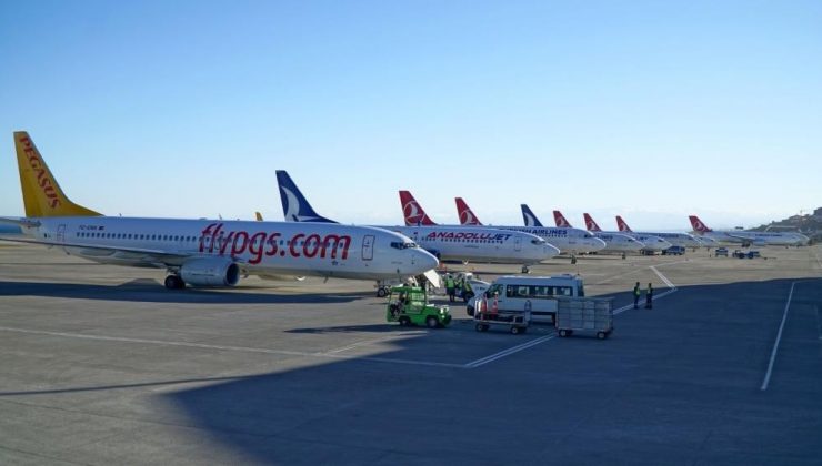 Trabzon Havalimanı yolcu taşımacılığında son yılların en hareketli günlerini yaşıyor
