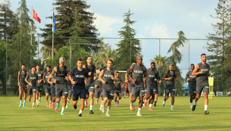 Trabzonspor, Molde FK maçı hazırlıklarını sürdürdü