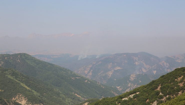 Tunceli’deki yangınlara müdahale sürüyor