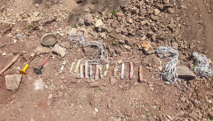 Turgutlu’da 13 dinamit lokumu bulundu