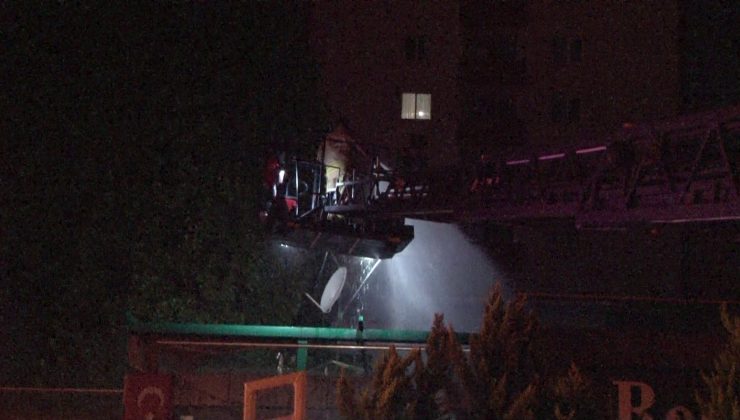 Ümraniye’de korkutan restoran yangını