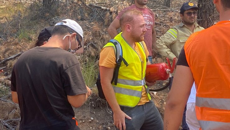 Ünlü oyuncu yangına duyarsız kalmadı