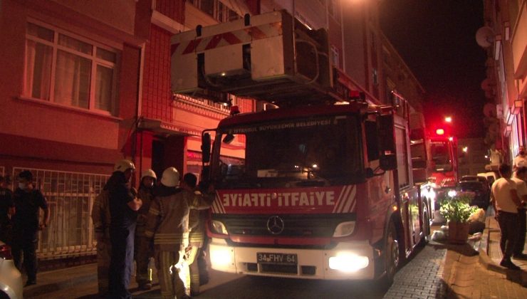 Üsküdar’da korkutan yangın: Yaşlı kadın ve kızı evde mahsur kaldı