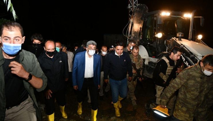 Vali Bilmez, selin etkili olduğu Esenyamaç Mahallesi’nde