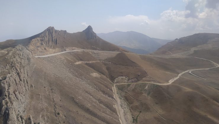 ‘Van Seddi’ helikopterden görüntülendi