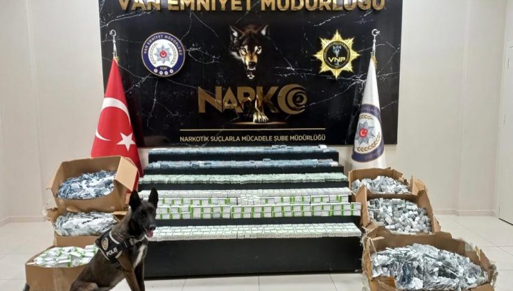 Van’da 593 bin 150 adet sentetik ecza ele geçirildi