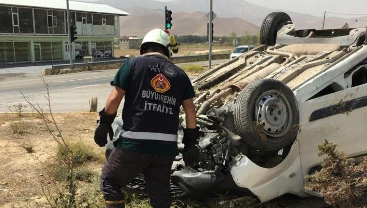 Van’da trafik kazası, 1 yaralı