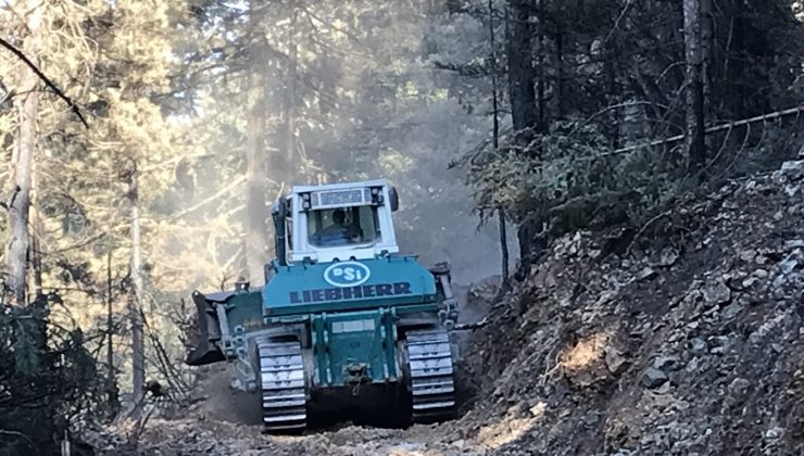 Yanan kökleri tek tek bulup söndürüyorlar