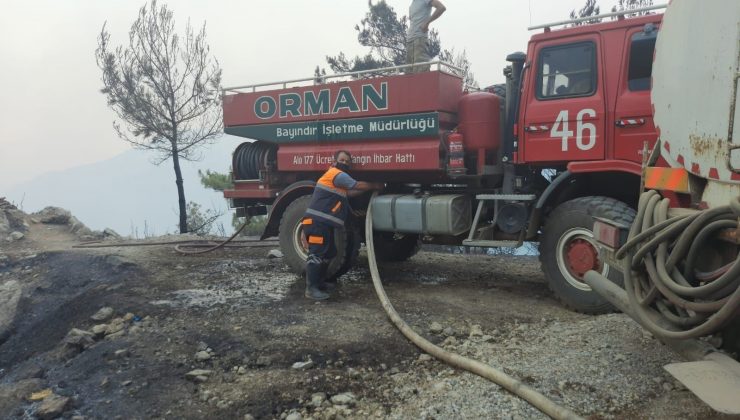 Yangın söndürme destek ekiplerimiz Marmaris’te