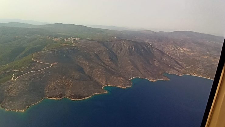 Muğla gökyüzünden böyle görüntülendi