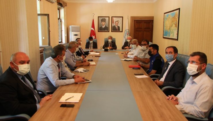 Yangın ve Sel Afeti Yardım Kampanyasına destek için toplantı yapıldı