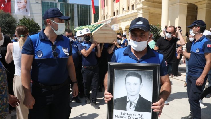 Yardımsever zabıta komiseri gözyaşlarıyla son yolculuğuna uğurlandı