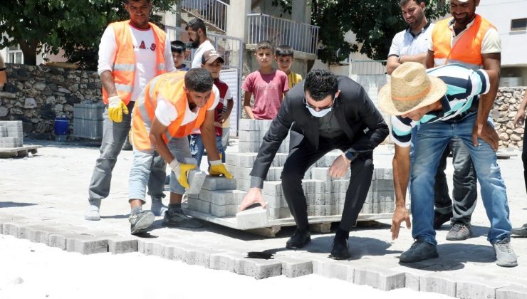 Yenişehir Belediyesi üst yapı çalışmalarına devam ediyor