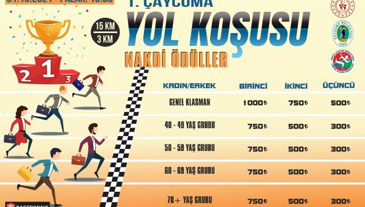 Yol koşusuna kayıtlar başladı