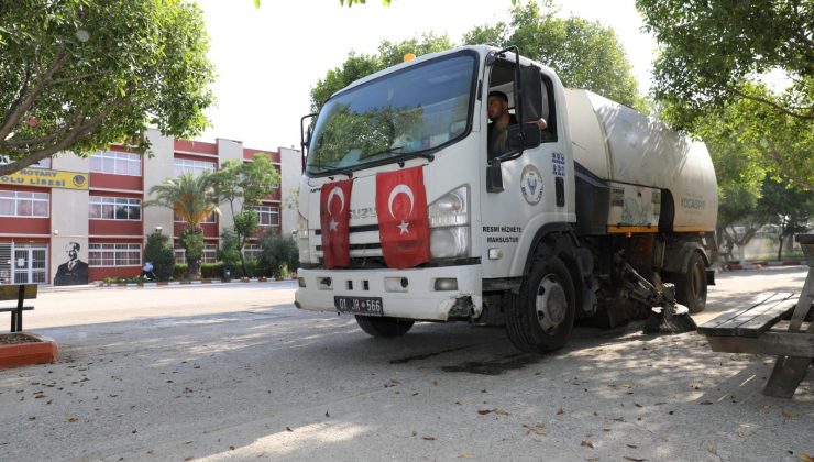Yüreğir Belediyesi okullarda temizlik seferberliği başlattı