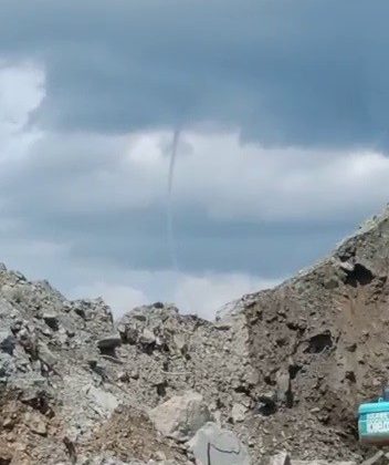 Zonguldak’ta hortum kamerada