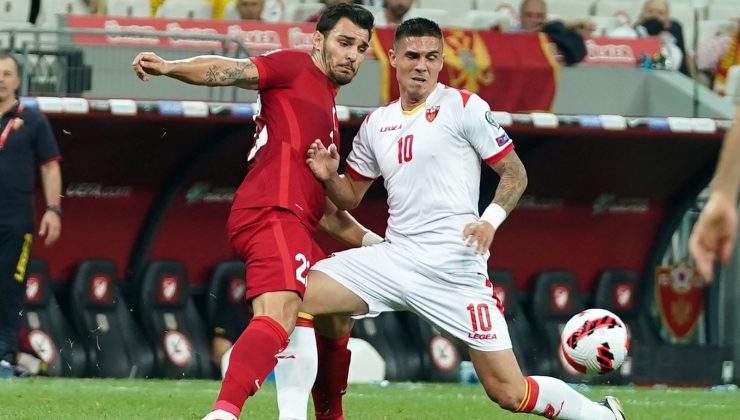 2022 FIFA Dünya Kupası Elemeleri: Türkiye: 2 – Karadağ: 1 (İlk yarı)