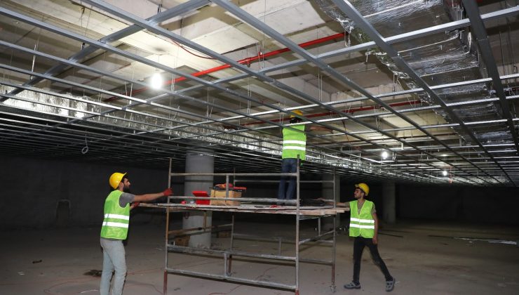 30 bin kişinin ibadet edebileceği Antalya Camii ve İslam Eserleri Müzesinde çalışmalar sürüyor