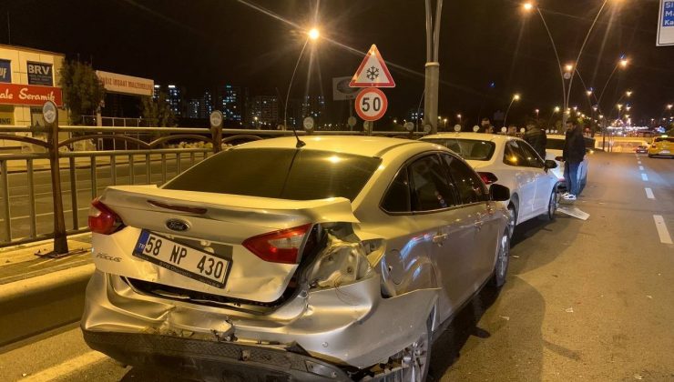 Kayseri’de zincirleme kaza