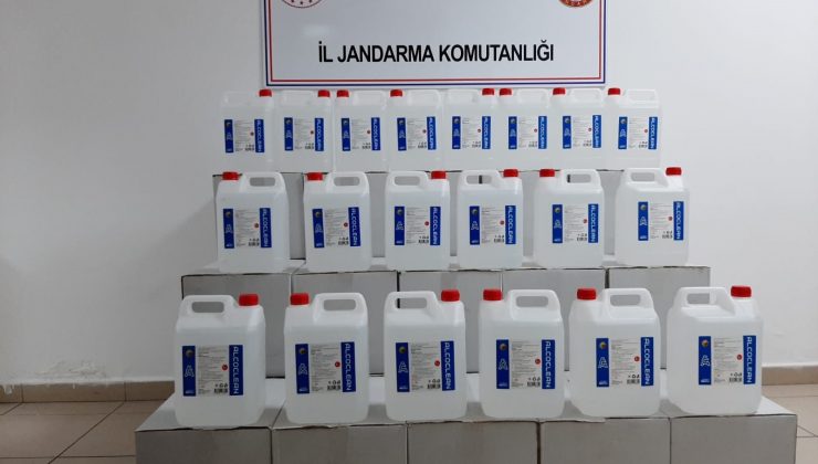 700 litre sahte alkol ele geçirildi