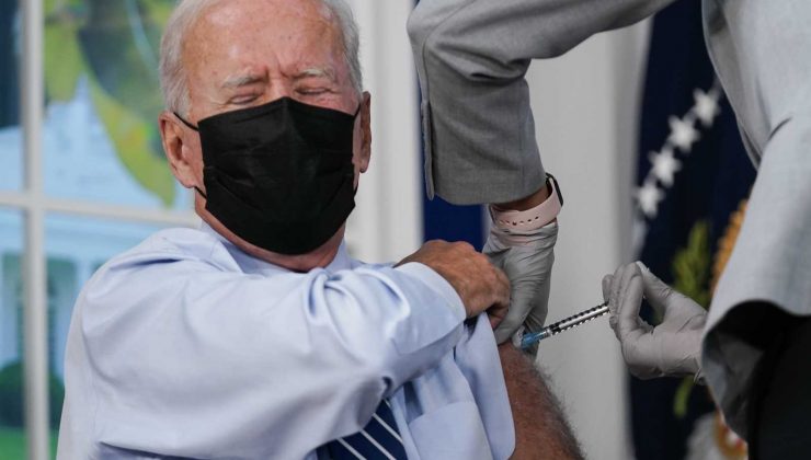 ABD Başkanı Biden 3’üncü doz Covid-19 aşısını oldu